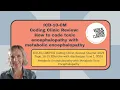 Toxic Metabolic Encephalopathy Do You Code Both ICD-10-CM
