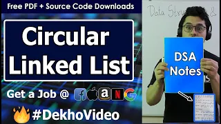 Circular Linked List and Operations in Data Structures With Notes