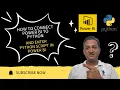 How To Connect Power BI To Python and Enter Python Script In Power BI