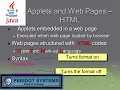 Java Applets for begginers and working methodology