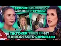 Brooke Schofield Defends New BF Amid Allegations He Dated a Minor TikToker vs Hairdresser 201