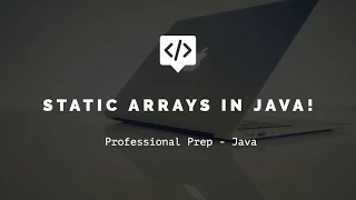 Static Arrays in Java