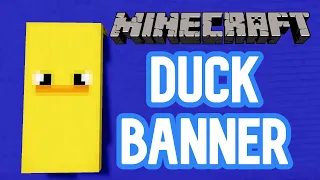 How to Make a Cute Duck Banner in Minecraft