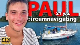 Interview with Paul, the youngest circumnavigator we met. 29 feet sailing boat Wasa.