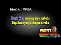 KAU ANAK HAJI AKU ANAK PENJUDI || KARAOKE Nada PRIA