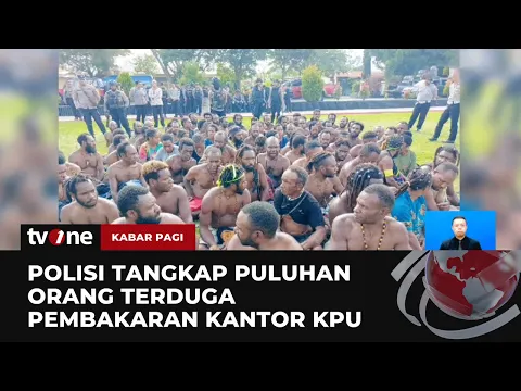 Aksi Brutal Buntut 3 Komisioner Diberhentikan, Massa Bakar Kantor KPU Papua Pegunungan