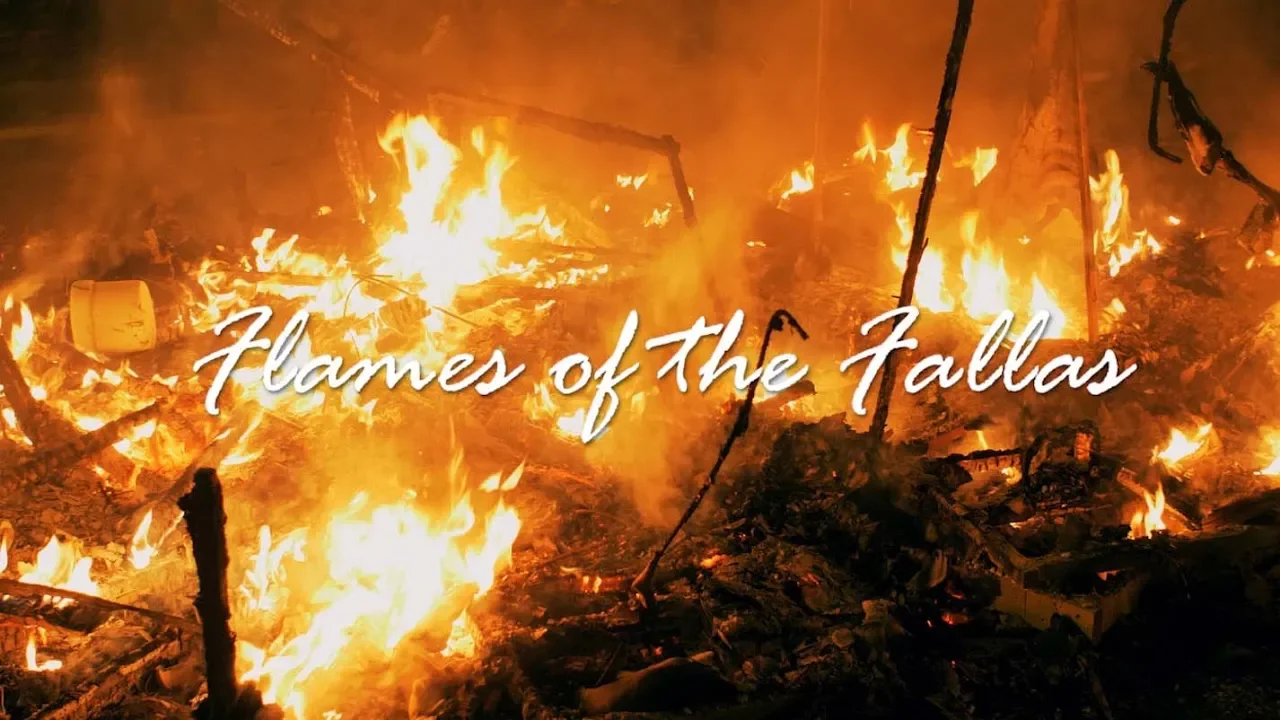 Flames of the Fallas - Las Fallas Festival - Valencia, Spain