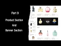 Responsive E-Commerce Website Perfume Website using HTML CSS jQuery Part 9 Product Banner