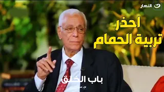 تحذير شديد من د  حسام موافي   تربية الحمام خطر جدا دندنها