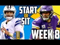 Week 8 Fantasy Football Starts Sits Once Upon a Sunday Ep 339