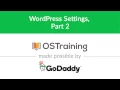 WordPress Beginner Tutorial WordPress Settings Part 2