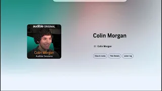 Colin Morgan interview