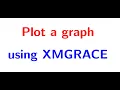 How to plot graph in xmgrace