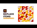 Use Replace Items Script in Illustrator Illustrator Scripts Replace Items Script