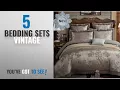 Top 10 Bedding Sets Vintage 2018 MKXI Duvet Cover Set Floral Embroidery Sateen Cotton Vintage