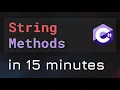 String Methods in C Programming