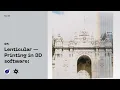 Making a lenticular poster effect in 3D