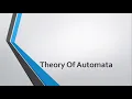 Lecture 14 Kleen s Theorem Part III Method 2 Concatenation of two FA s