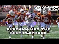 alabama has the best playbook college football 25 gameplay