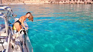 This is Our BACKYARD: A Private Turquoise Anchorage in Baja [Making Our Way Ep 56]