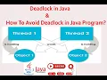 How to create Deadlock condition and Avoid Deadlock in Java Program FAQ in Interview Java Developer