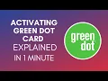 How To Activate Green Dot Card 2025