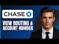 How to View Routing and Account Number On Chase 2026