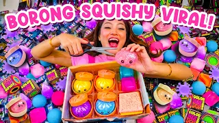 BORONG SQUISHY VIRAL PULUHAN JUTA🤯GUNTING DUMPLING GLITTER & NEEDOH?! 😭😱