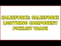 Salesforce Salesforce Lightning Component Picklist Value 2 Solutions