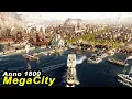 Anno 1800 MEGACITY Longplay - HARDMODE Citybuilder ALL DLCs MODS Lets Play Strategy Part 01