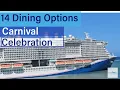 Carnival Celebration Dining Guide 14 Options the Ultimate Chef s Table Experience