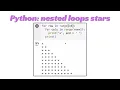 Python Lesson31 Nested For Loop Staircase Star Pattern