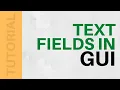 Intro to Java - Text Fields in GUI
