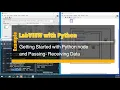 LabVIEW with Python Getting Started with Python node and Passing - Receiving Data