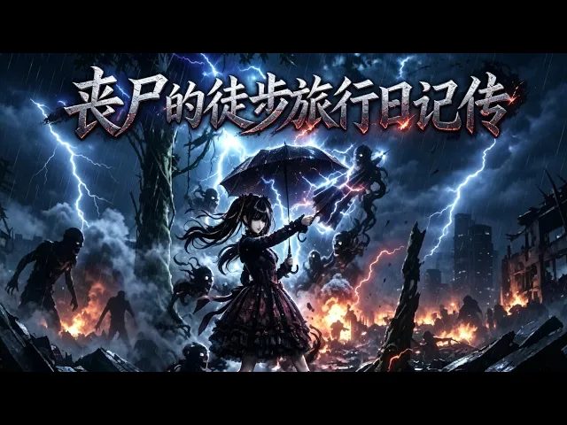 AI漫劇 丧尸的徒步旅行日记传 社恐少女变丧尸无痛无惧游末世佛系闯荡邂逅温暖日常