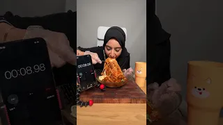 تحدي مكرونة سباجتي مع كرات اللحم تتوقعو في قد ايش اقدر أخلصها 