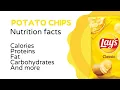Lay s potato chips nutrition facts calories fats proteins carbohydrates and more