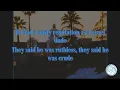 Life in the Fast lane - Eagles (Lyrics)