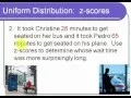 Continuous Distributions and the Uniform Distribution