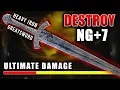 Elden Ring NG 7 Bosses Destroyed with Heavy Iron Greatsword Build