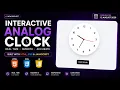 ASMR Programming - Interactive Analog Clock