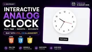 ASMR Programming - Interactive Analog Clock