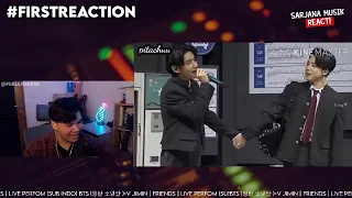 Download BTS - V \u0026 jimin [ Friends ] live perfomance (sub indo) | SARJANA MUSIK REACTION! MP3