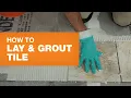 Tile Installation How to Lay Grout Tile