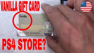 Can You Add Vanilla Visa Gift Card To Playstation PS4 Account