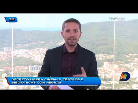 Decreto libera cinemas, teatros e bibliotecas com regras em Santa Catarina