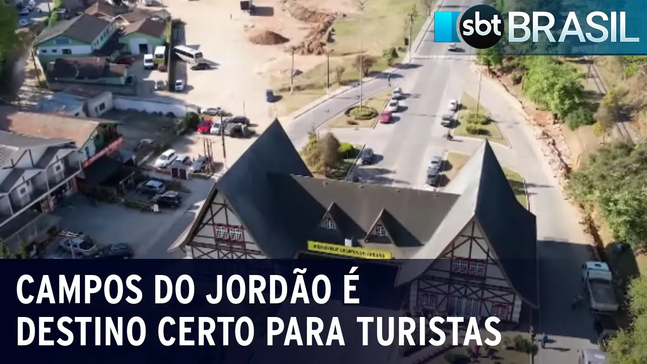 Festival de inverno agita Campos do Jordão | SBT Brasil (08/07/23)