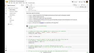 CS1520 Lecture02d Python Structures in Colab - lists dictionaries tuples and sets