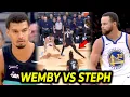 Download Lagu Muntik na ang tuhod ni Wemby sa killer crossover ni Steph Curry! | 16-POINT comeback!