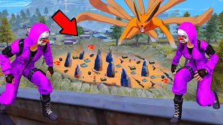RETO: SOLO PODEMOS USAR EL LOOT del CRÁTER ☄️😰 FREE FIRE X NARUTO
